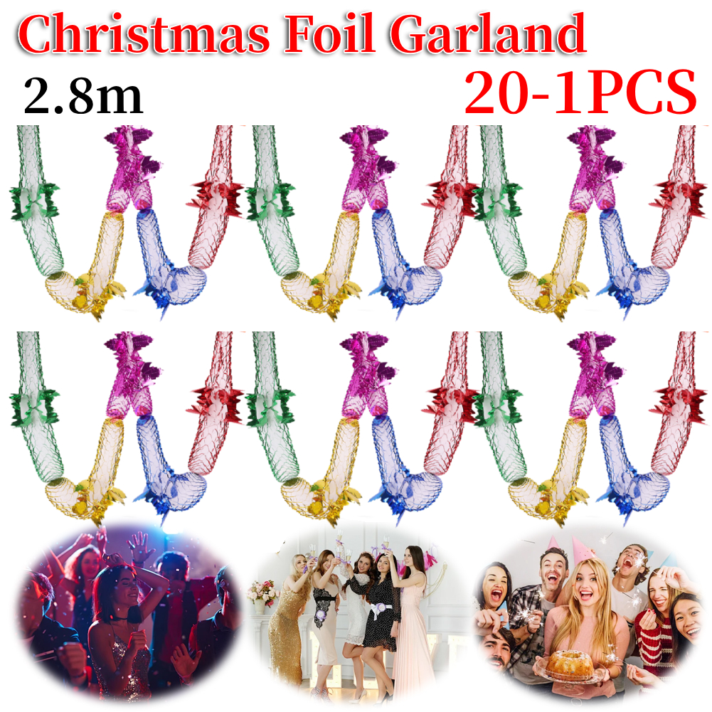 Christmas Foil Garland Ceiling - Tinsel Garland Decoration incelemesi ve fiyatı