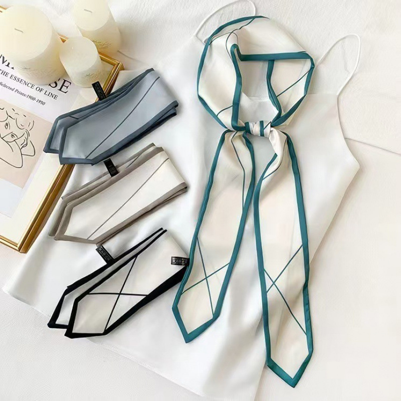 Versatile silk scarf, thin, lo - Ribbon Bow Gift incelemesi ve fiyatı