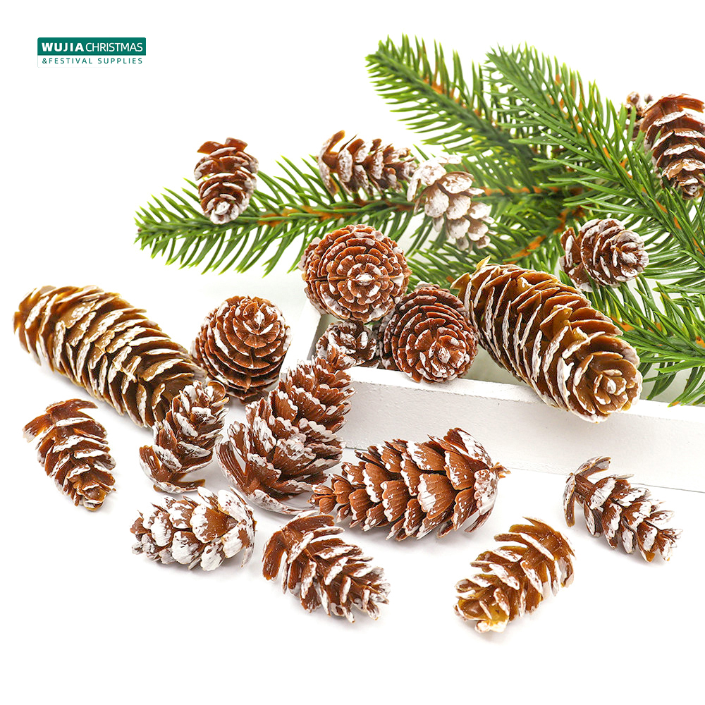 24Pcs Christmas Fake Pine Cone - Christmas Wreath Fake incelemesi ve fiyatı