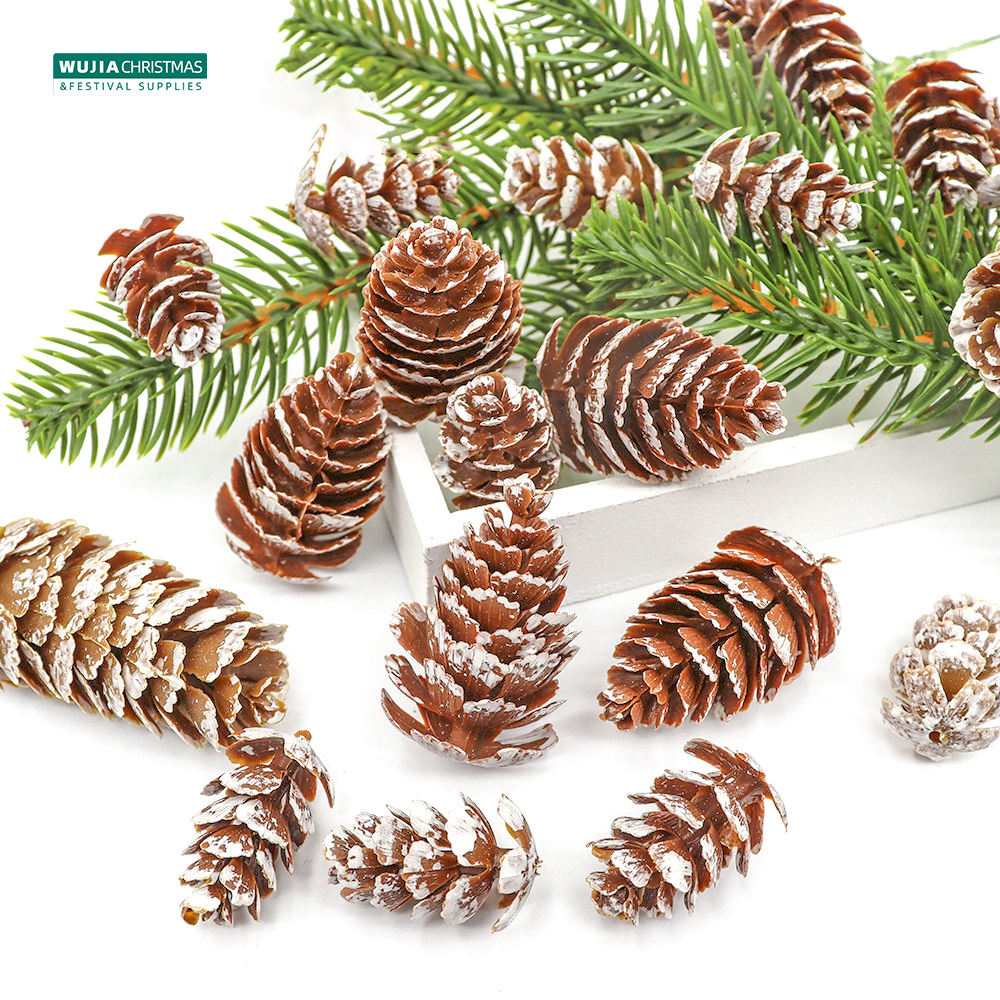 24Pcs Christmas Fake Pine Cone - Christmas Wreath Fake incelemesi ve fiyatı