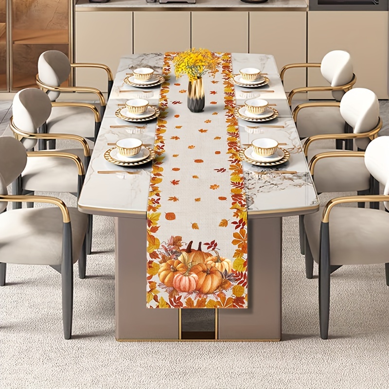 1pc Thanksgiving & Halloween T - Christmas Table Runner incelemesi ve fiyatı