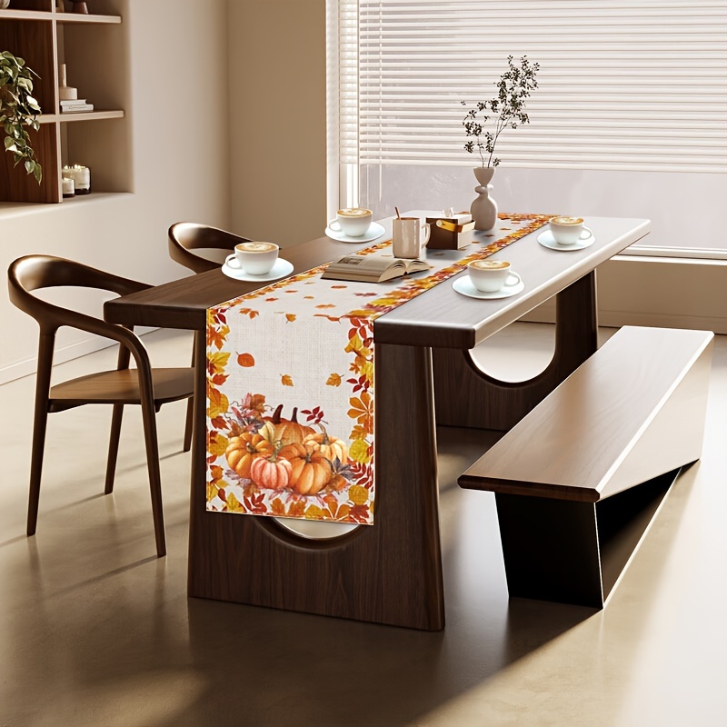 1pc Thanksgiving & Halloween T - Christmas Table Runner incelemesi ve fiyatı