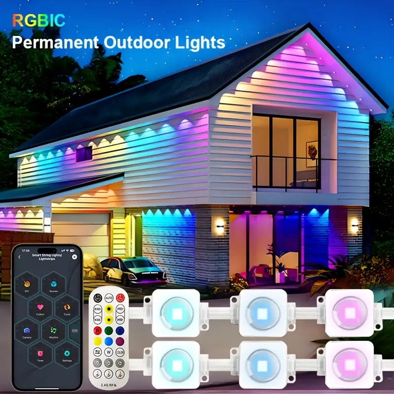 Smart RGBIC Outdoor Permanent  - Christmas Lights Outdoor incelemesi ve fiyatı