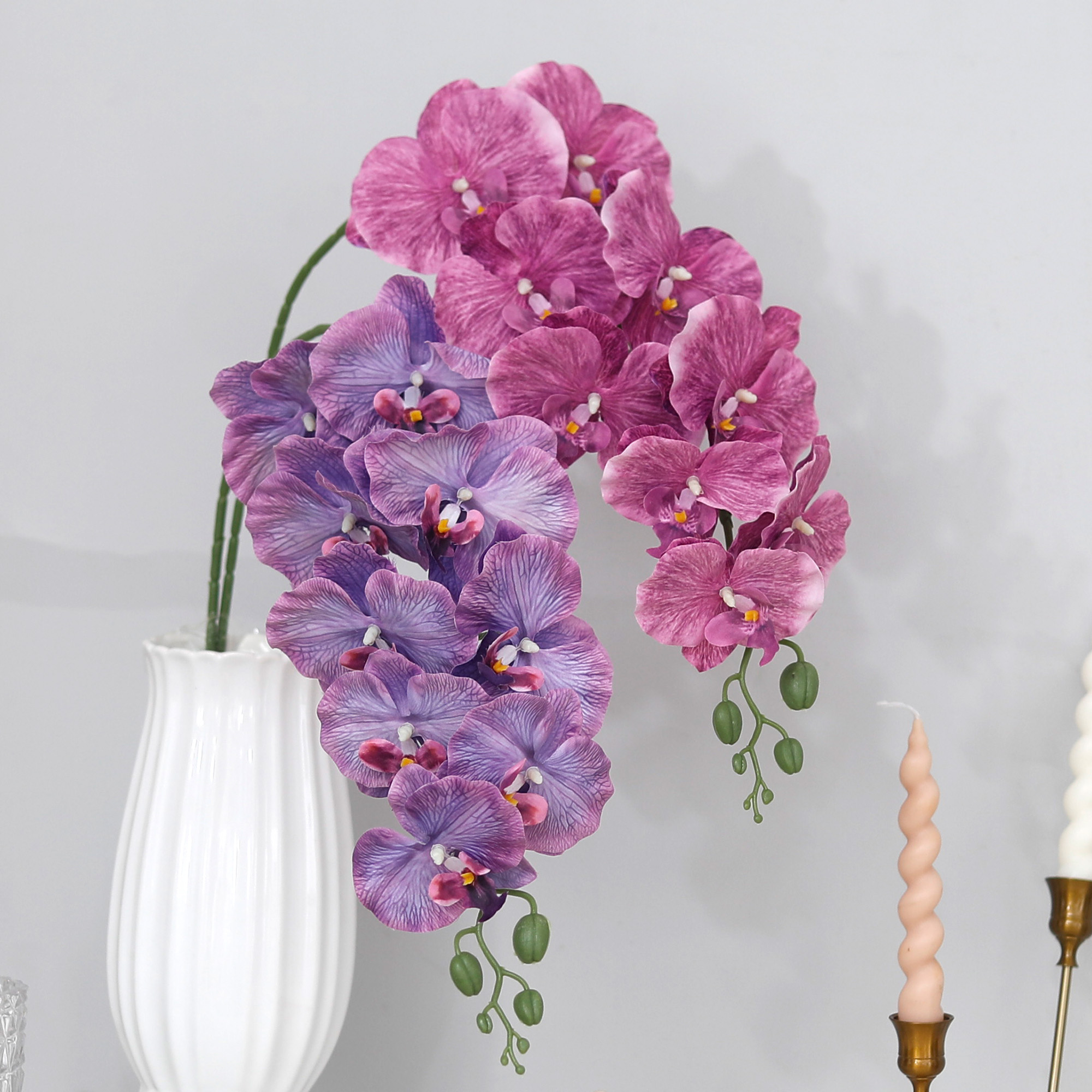 Long Branch Butterfly Orchids  - Christmas Wreath Fake incelemesi ve fiyatı