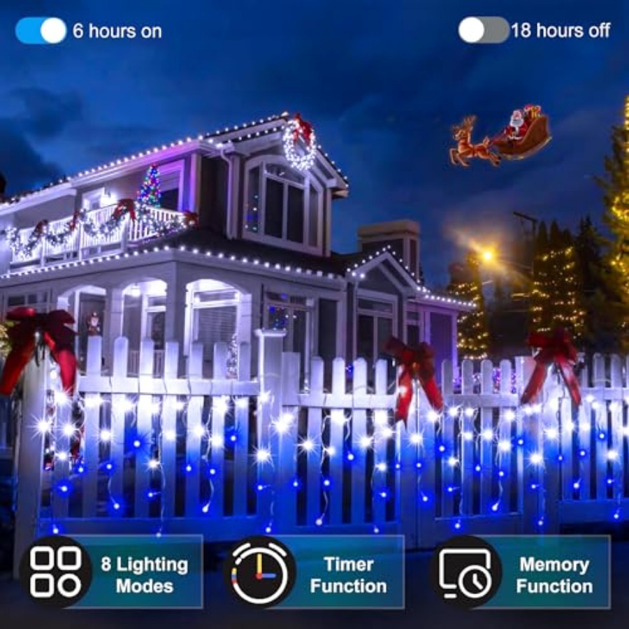612 LED 60Feet Christmas Light - Christmas Lights Outdoor incelemesi ve fiyatı