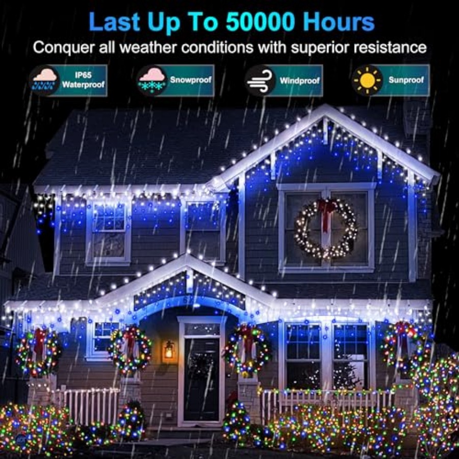612 LED 60Feet Christmas Light - Christmas Lights Outdoor incelemesi ve fiyatı