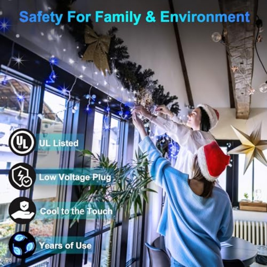 612 LED 60Feet Christmas Light - Christmas Lights Outdoor incelemesi ve fiyatı