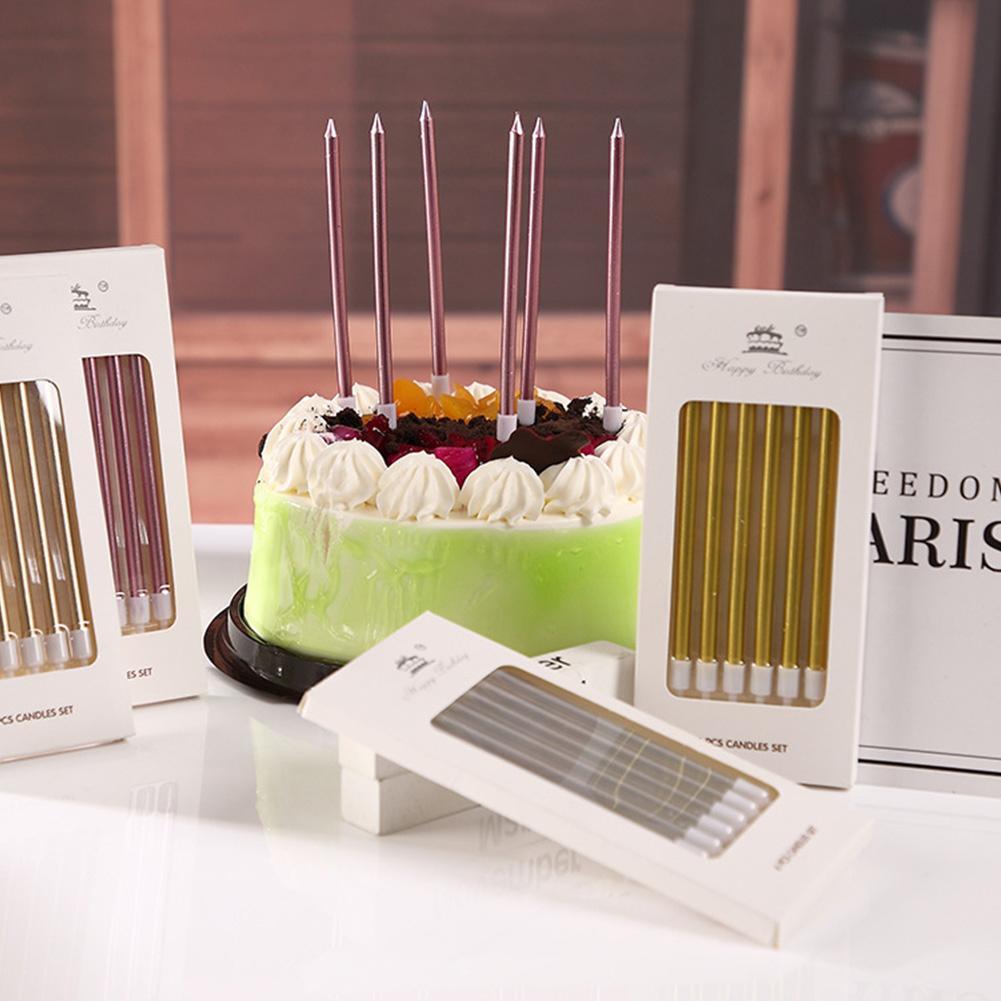6/18pcs Metal Gold Silver Birt - Holiday Candle Set incelemesi ve fiyatı