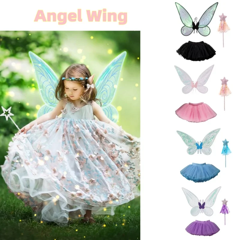 Princess Butterfly Fairy Wing  - Elf Costume Christmas incelemesi ve fiyatı