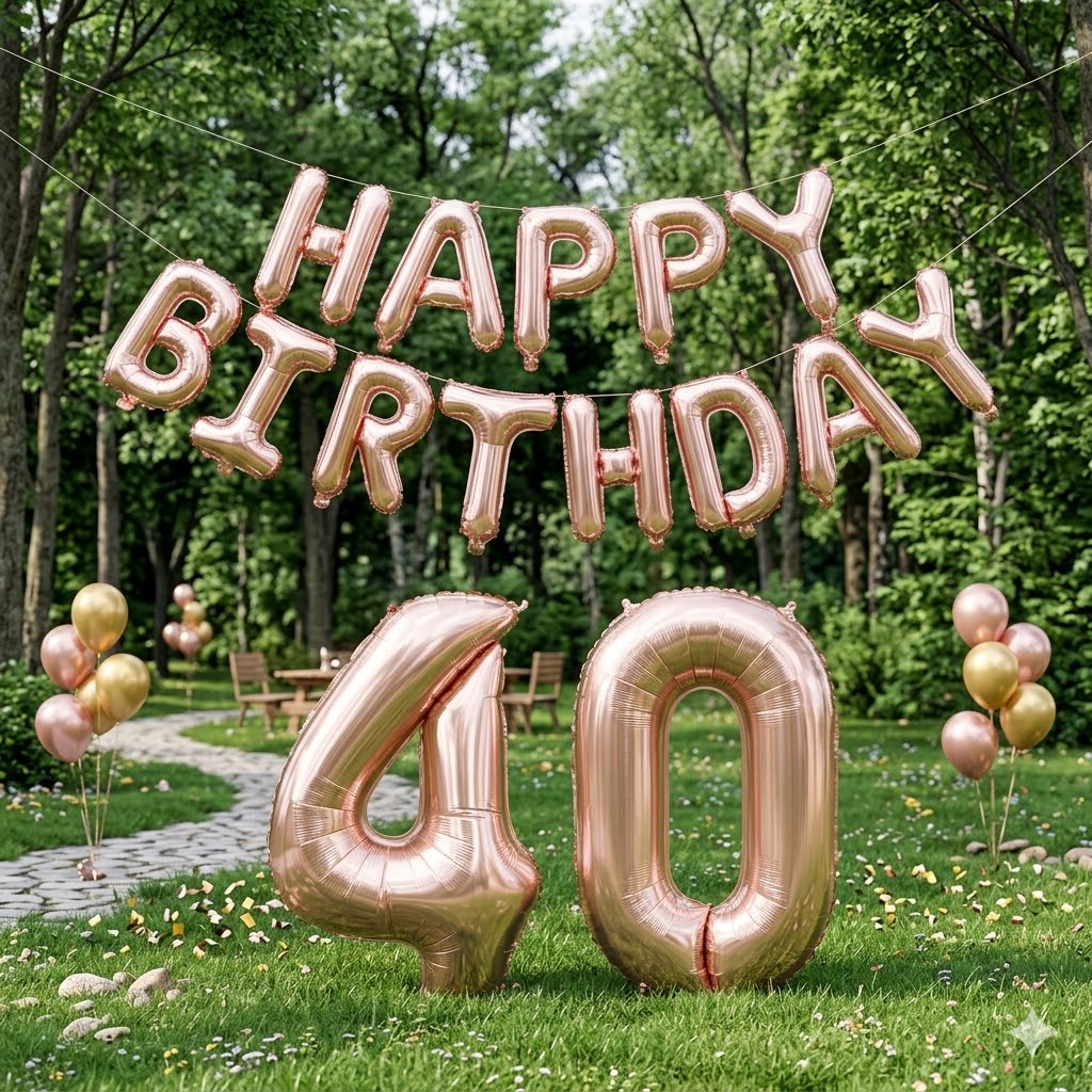 Happy Birthday 32Inch Number F - Tinsel Garland Decoration incelemesi ve fiyatı