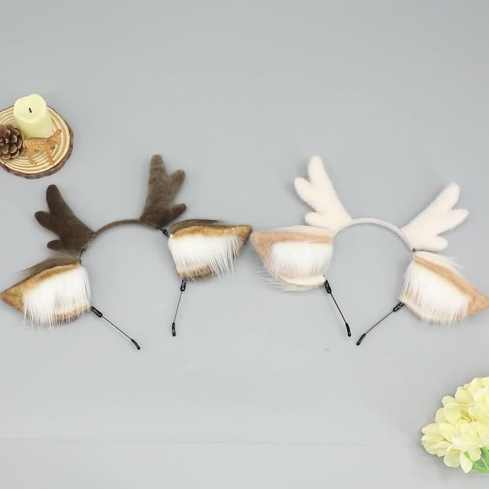 Deer Ears Reindeer Antler Head - Reindeer Antlers Headband incelemesi ve fiyatı