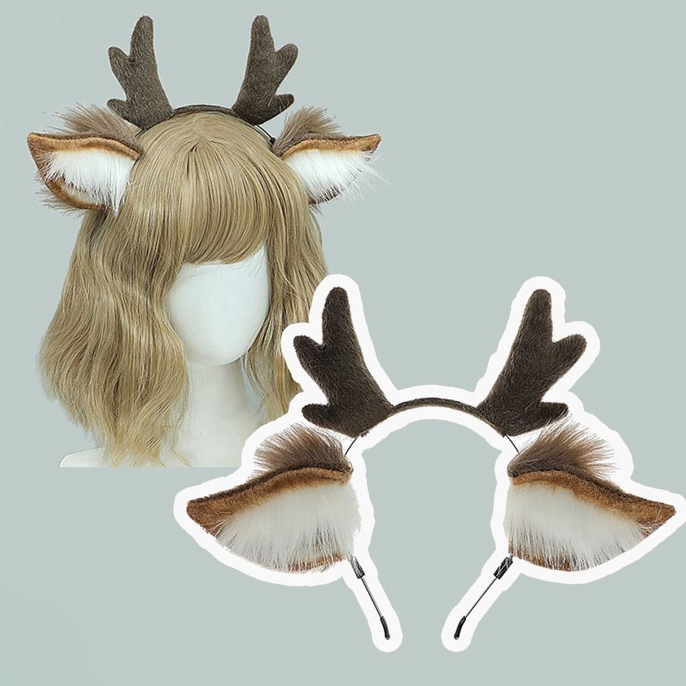Deer Ears Reindeer Antler Head - Reindeer Antlers Headband incelemesi ve fiyatı