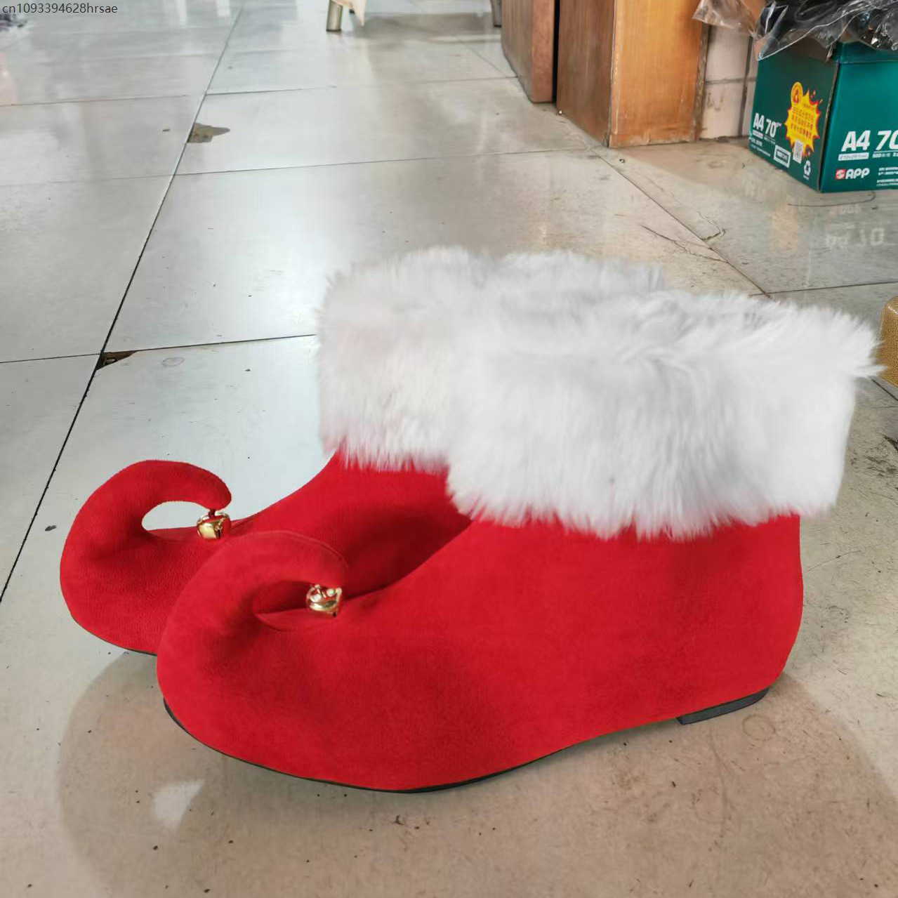 Christmas Suede Boots With Jin - Elf Costume Christmas incelemesi ve fiyatı
