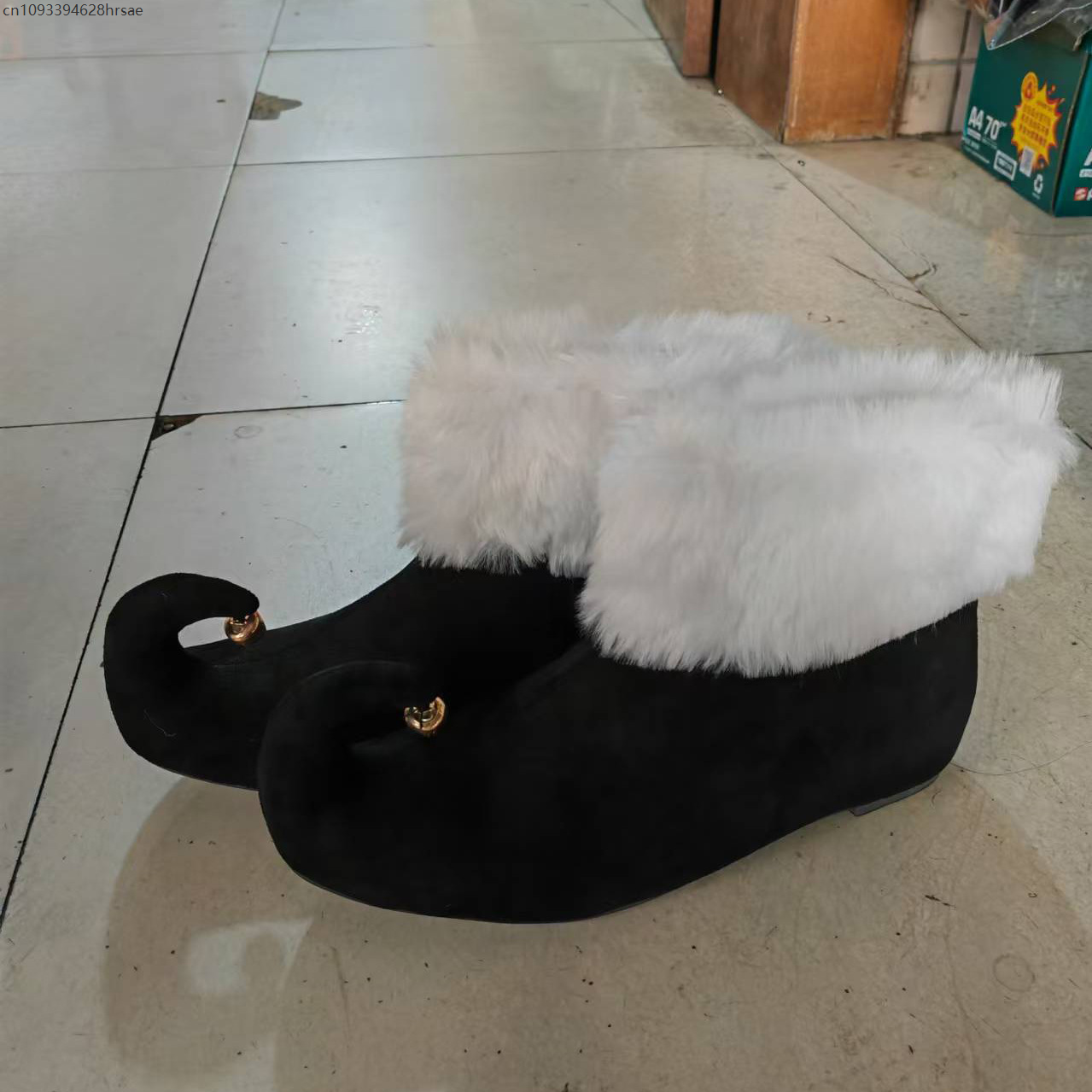 Christmas Suede Boots With Jin - Elf Costume Christmas incelemesi ve fiyatı
