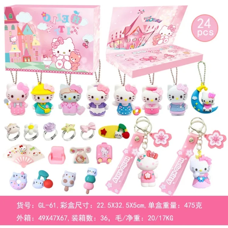 24pcs Cartoon Sanrios Anime He - Advent Calendar Gift incelemesi ve fiyatı