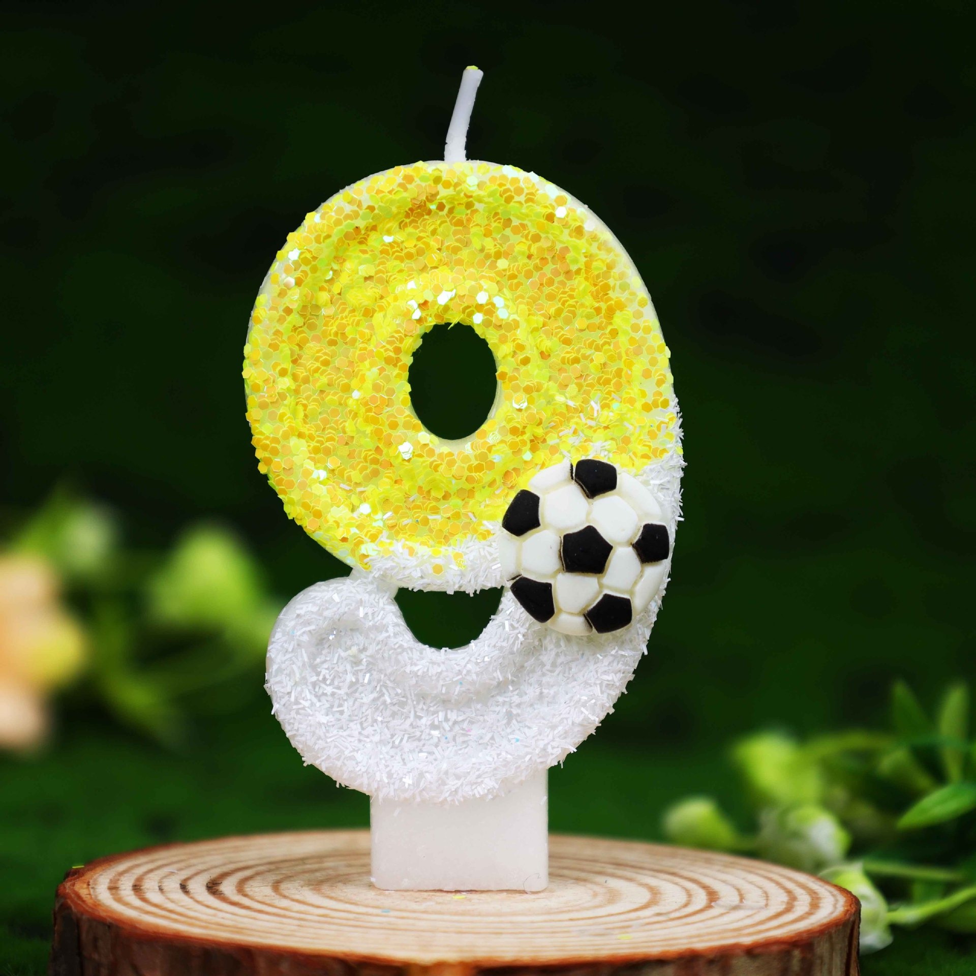Yellow White Sequins Sports Fo - Holiday Candle Set incelemesi ve fiyatı