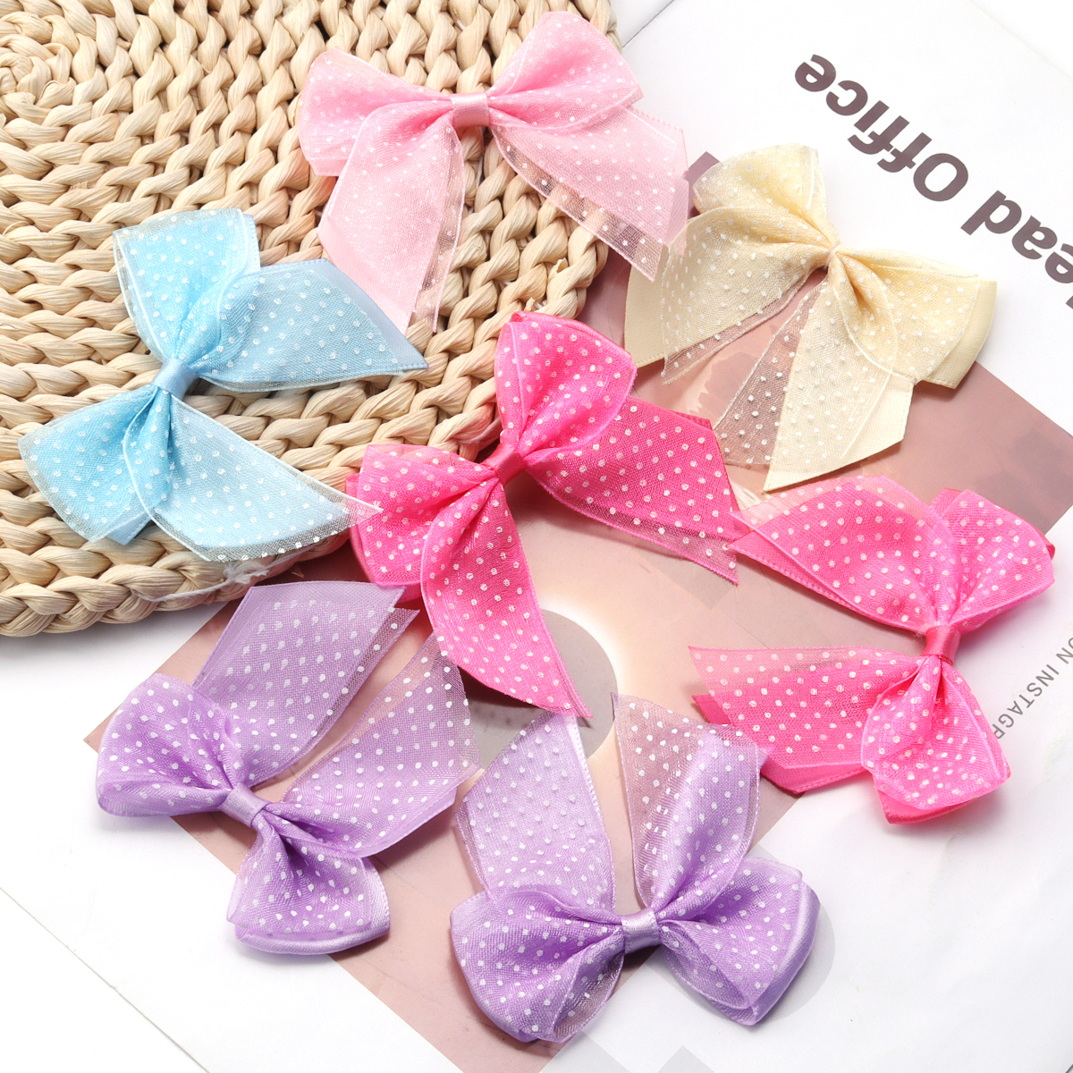 10Pcs/lot Satin Ribbon Bows Pr - Ribbon Bow Gift incelemesi ve fiyatı