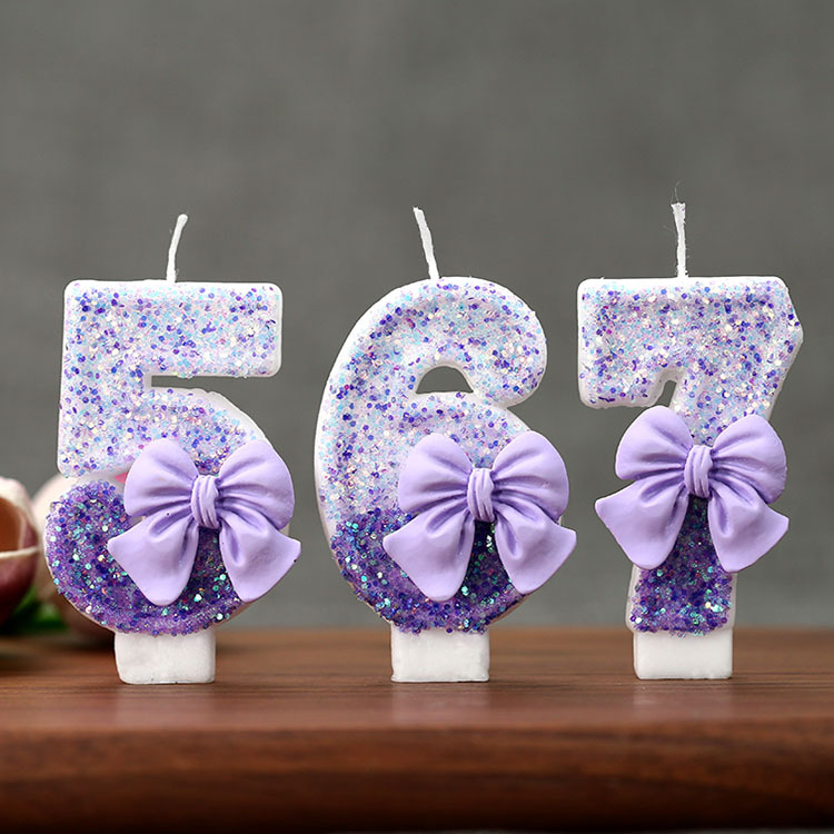 Creative Glitter Gradual Purpl - Holiday Candle Set incelemesi ve fiyatı