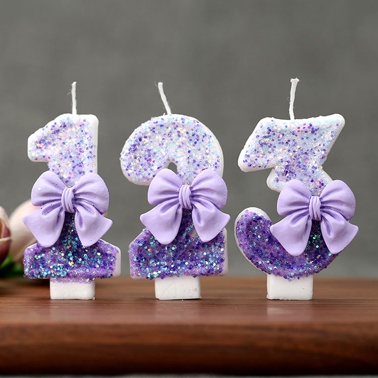 Creative Glitter Gradual Purpl - Holiday Candle Set incelemesi ve fiyatı