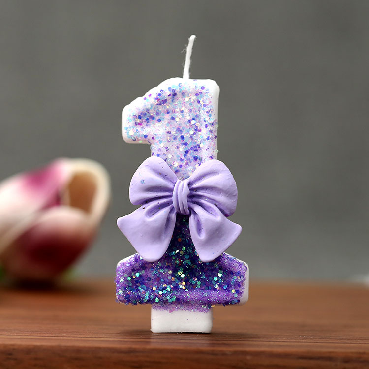 Creative Glitter Gradual Purpl - Holiday Candle Set incelemesi ve fiyatı