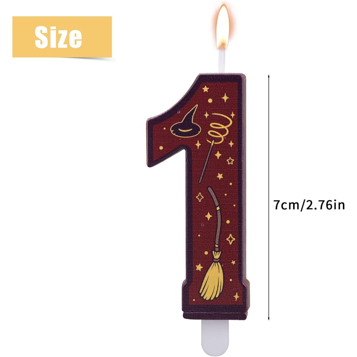 1 Set Number 0-9 Magical Theme - Holiday Candle Set incelemesi ve fiyatı