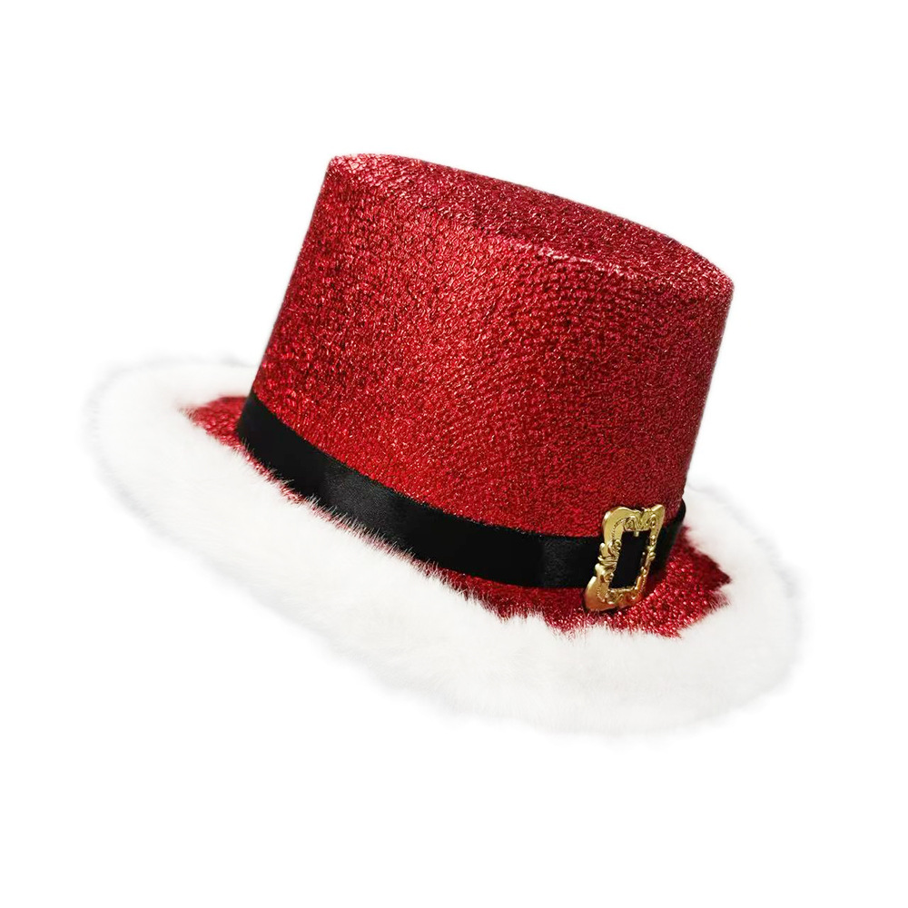 Santa Claus Cap  Shiny Glitter - Santa Hat Plush incelemesi ve fiyatı