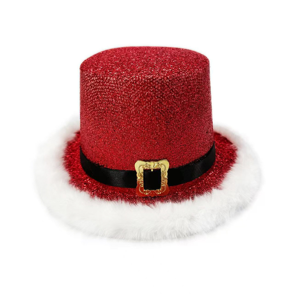 Santa Claus Cap  Shiny Glitter - Santa Hat Plush incelemesi ve fiyatı