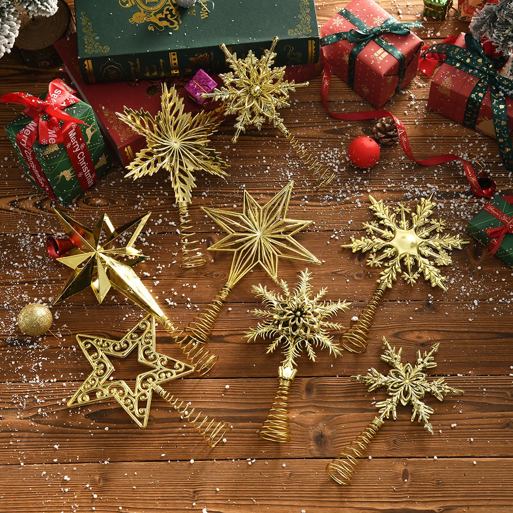 Gold Glitter Metal Tree Topper - Star Tree Topper incelemesi ve fiyatı