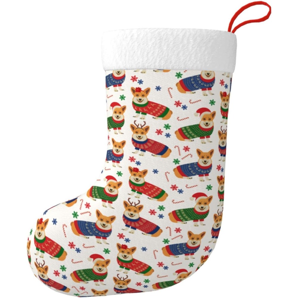 Christmas Corgi Dog Christmas  - Christmas Stocking Hanging incelemesi ve fiyatı