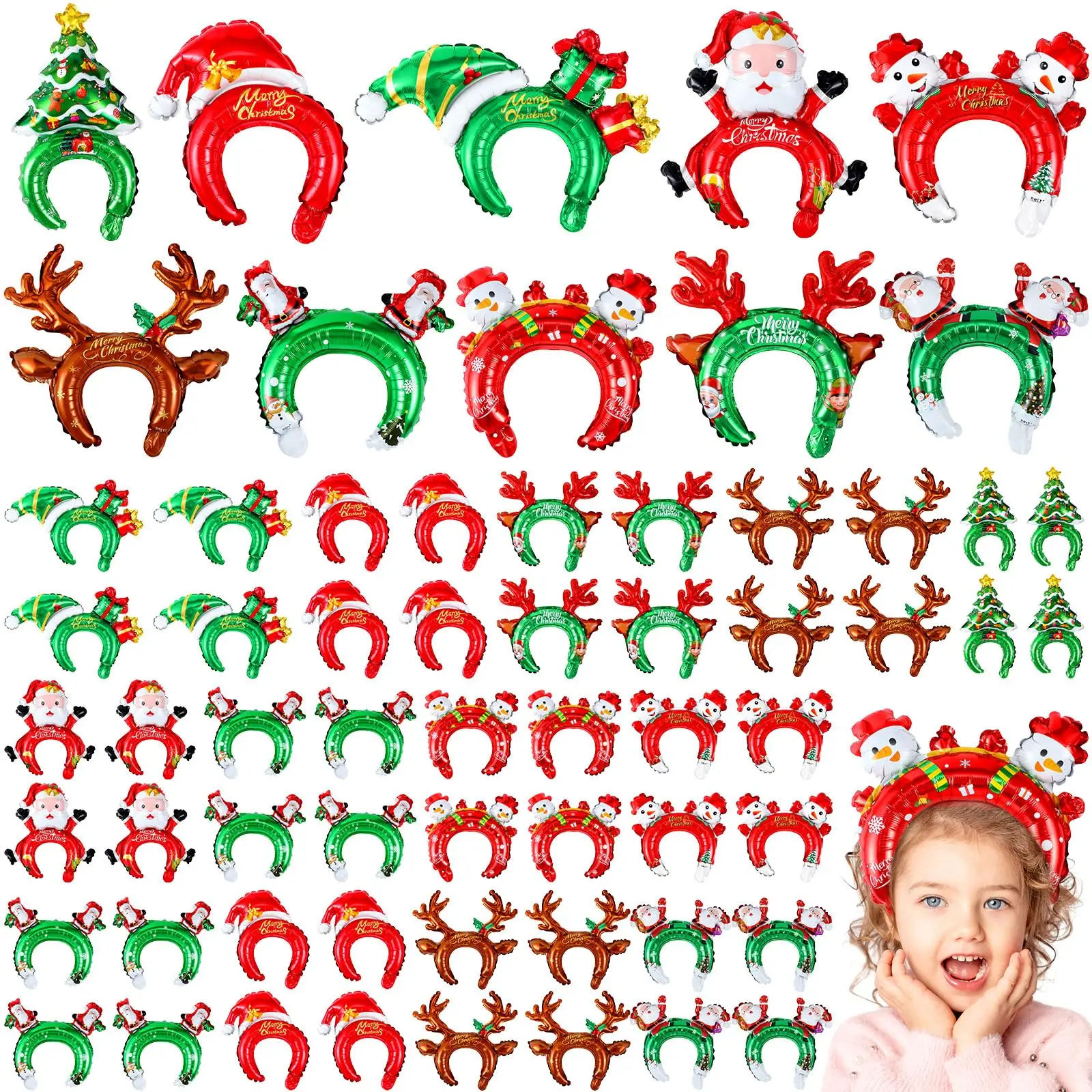 Christmas Inflatable Headbands - Reindeer Antlers Headband incelemesi ve fiyatı