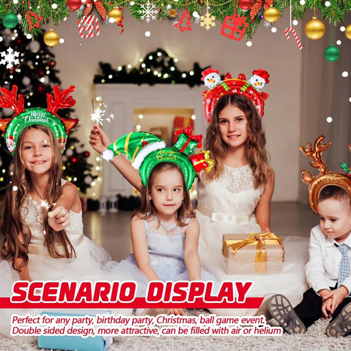 Christmas Inflatable Headbands - Reindeer Antlers Headband incelemesi ve fiyatı