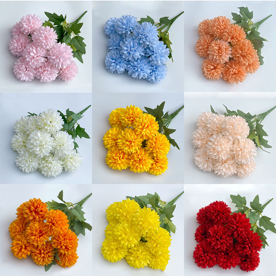 Artificial Flower Bouquet Chry - Christmas Wreath Fake incelemesi ve fiyatı