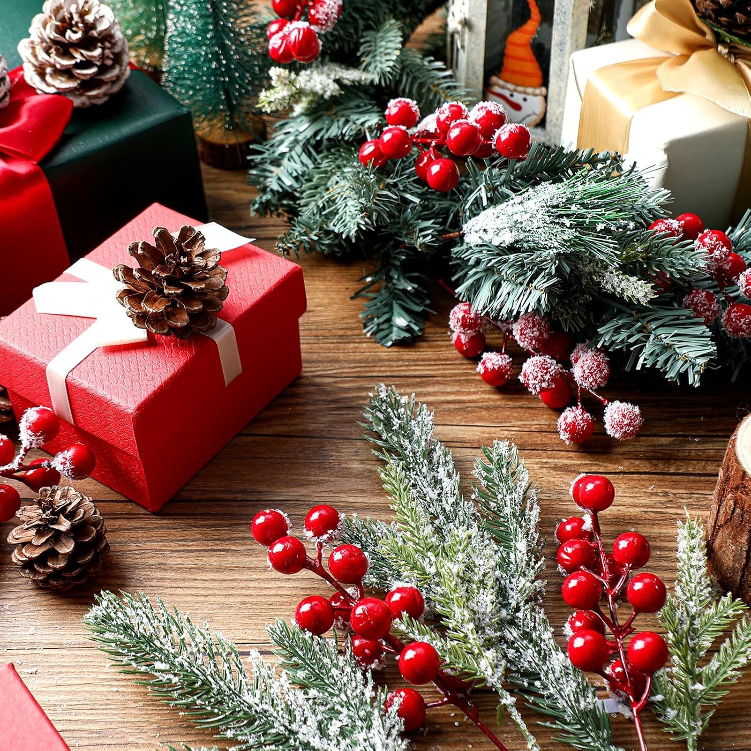 Artificial Snow White Pine Bra - Christmas Wreath Fake incelemesi ve fiyatı