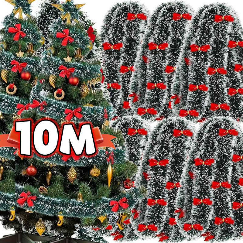 Christmas Bow Tinsel Ribbons G - Tinsel Garland Decoration incelemesi ve fiyatı