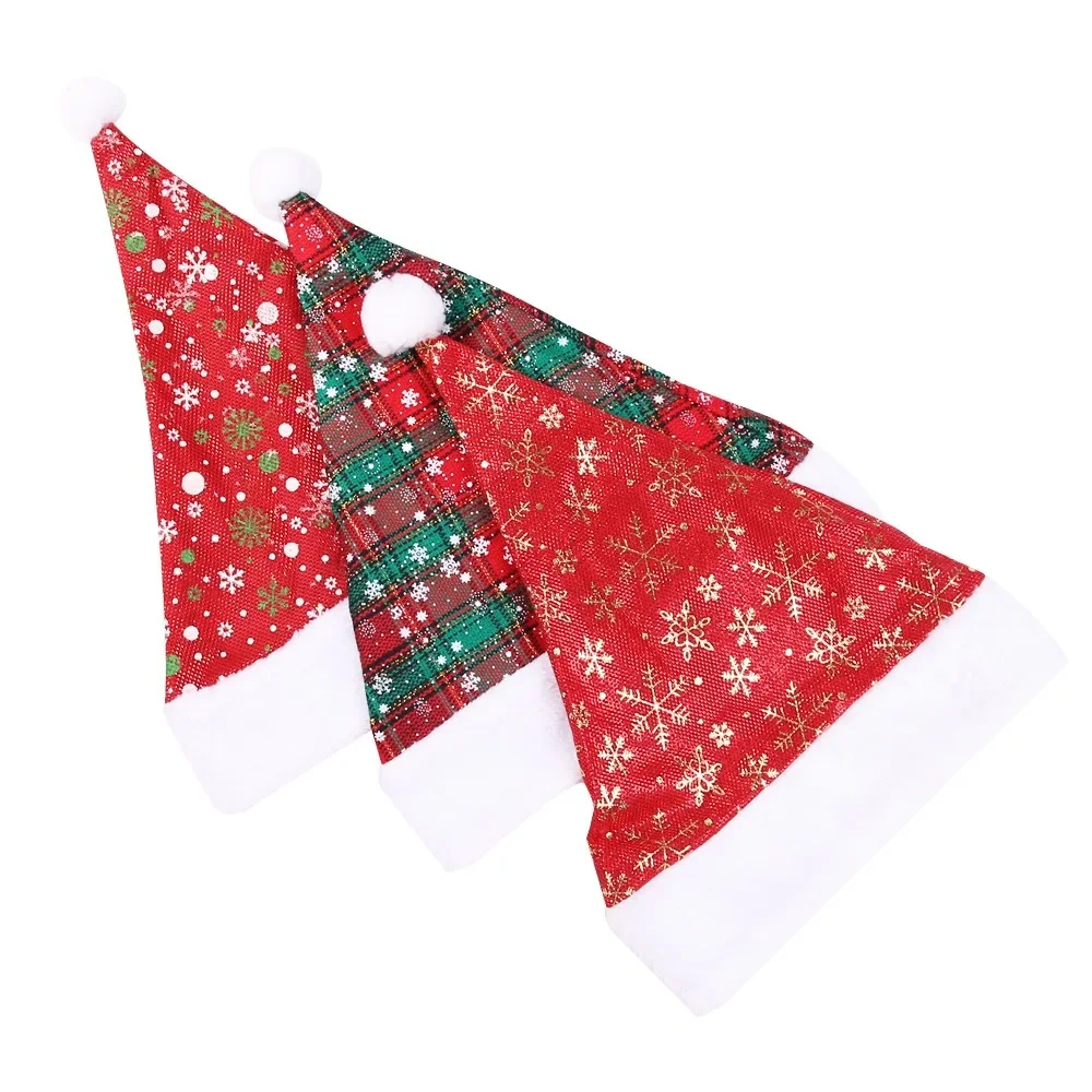 Thick Christmas Hat Red Checke - Santa Hat Plush incelemesi ve fiyatı