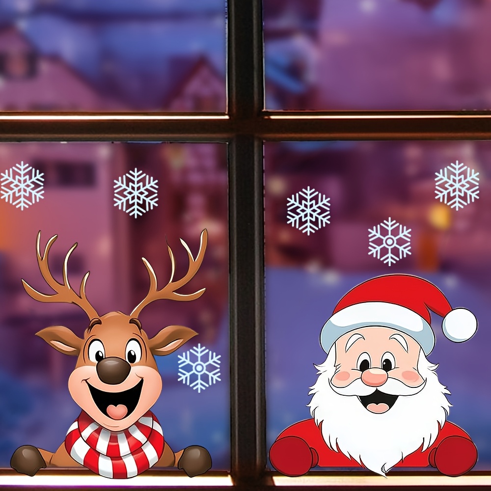 Festive Christmas Window Stick - Snowflake Window Decal incelemesi ve fiyatı