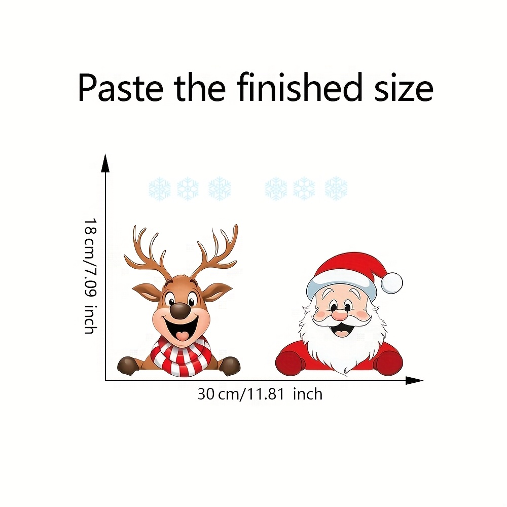 Festive Christmas Window Stick - Snowflake Window Decal incelemesi ve fiyatı