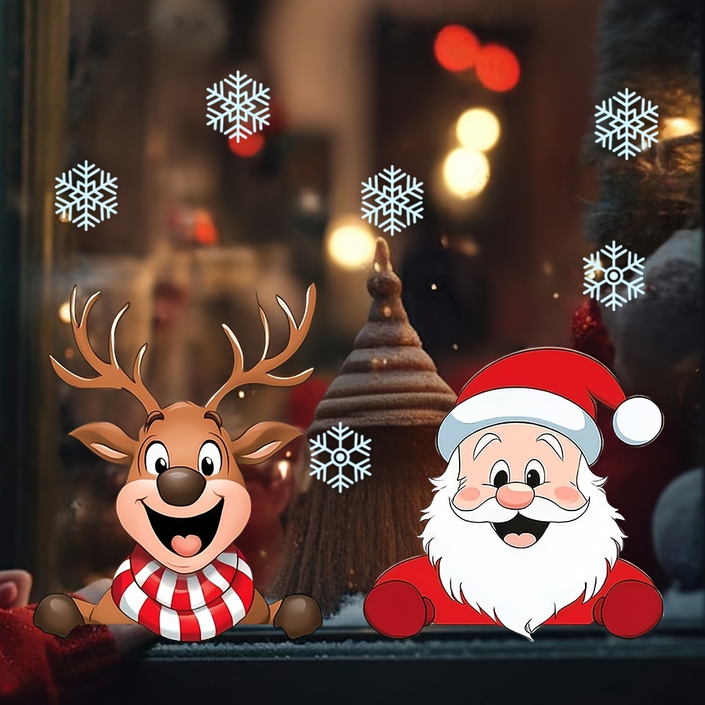 Festive Christmas Window Stick - Snowflake Window Decal incelemesi ve fiyatı