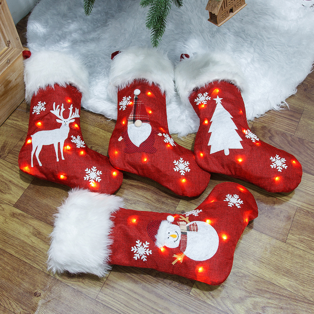 Christmas Socks With Led Light - Christmas Stocking Hanging incelemesi ve fiyatı