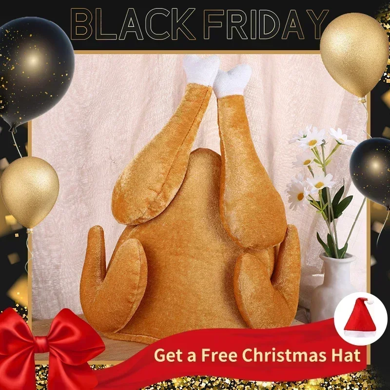 New Plush Roasted Thanksgiving - Santa Hat Plush incelemesi ve fiyatı