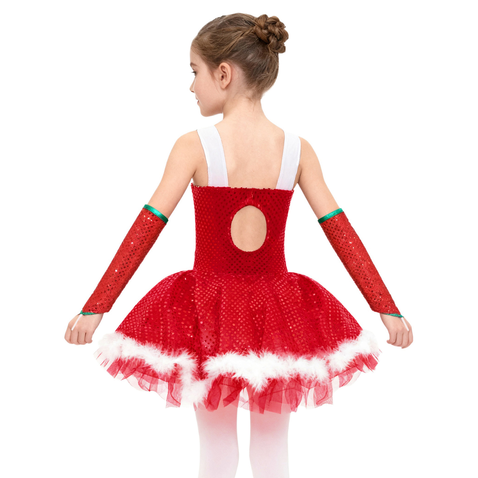 Kids Girls Christmas Figure Sk - Elf Costume Christmas incelemesi ve fiyatı