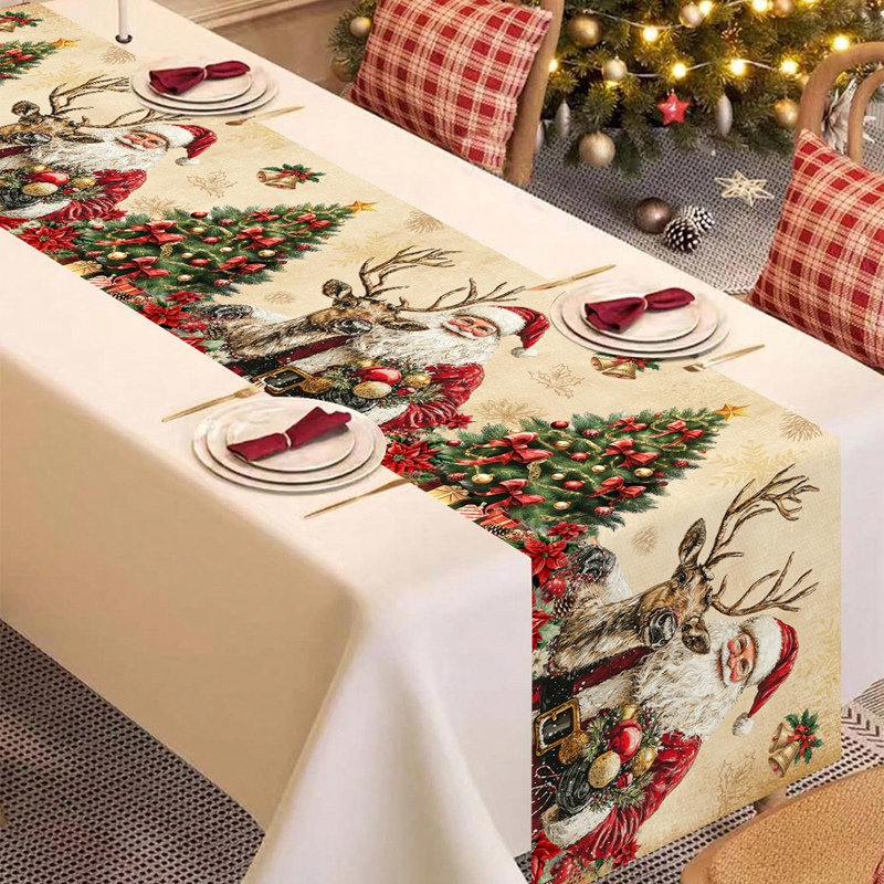 Vintage Christmas Table Runner - Christmas Table Runner incelemesi ve fiyatı