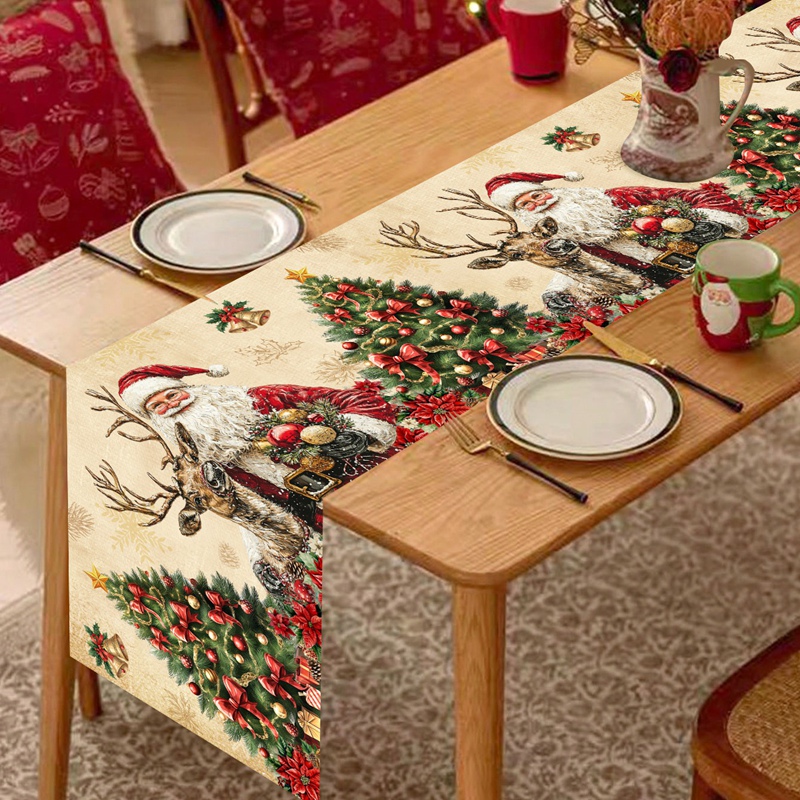 Vintage Christmas Table Runner - Christmas Table Runner incelemesi ve fiyatı