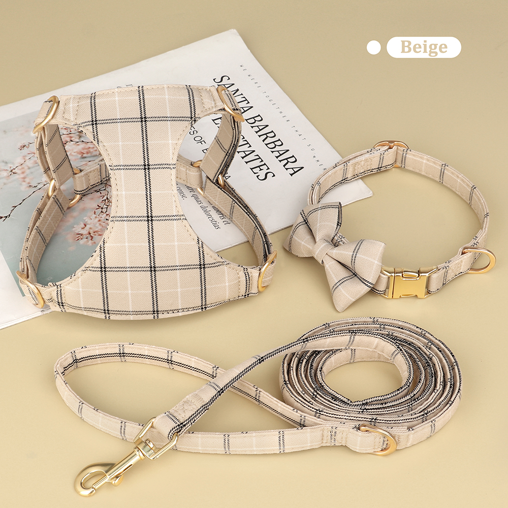 3pcs/set Dog Collar Harness le - Christmas Throw Blanket incelemesi ve fiyatı