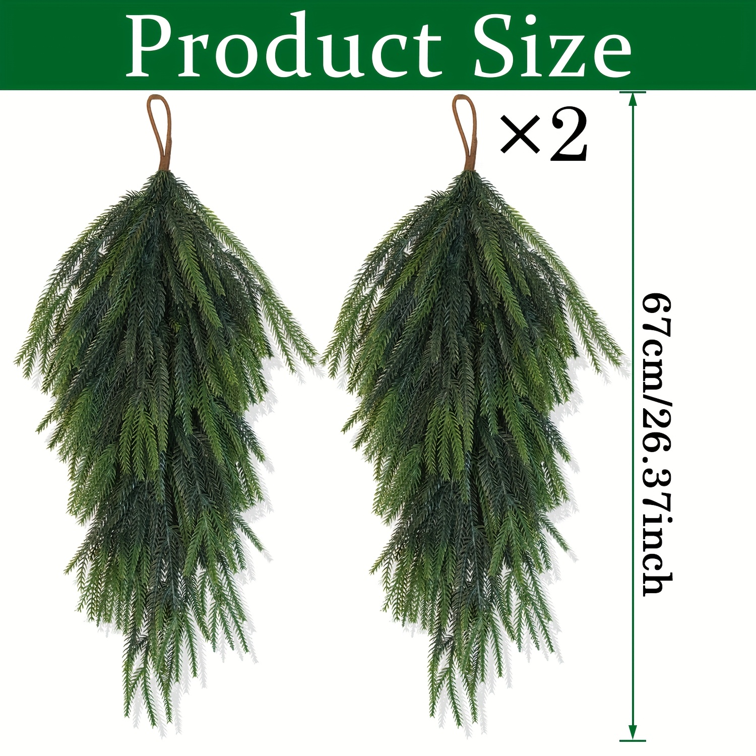 4pcs/2pcs Artificial Pine Need - Christmas Tree Artificial incelemesi ve fiyatı