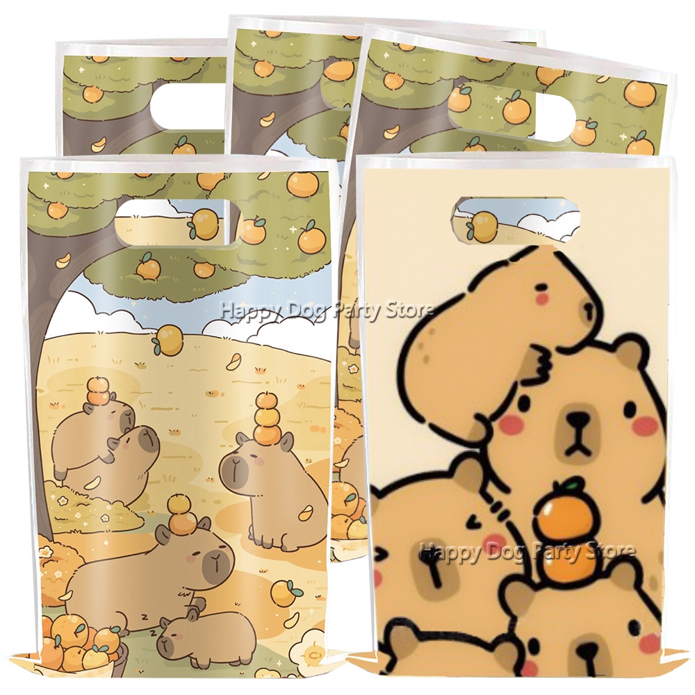Cartoon Capybara Party Supplie - Gift Box Wrap Set incelemesi ve fiyatı