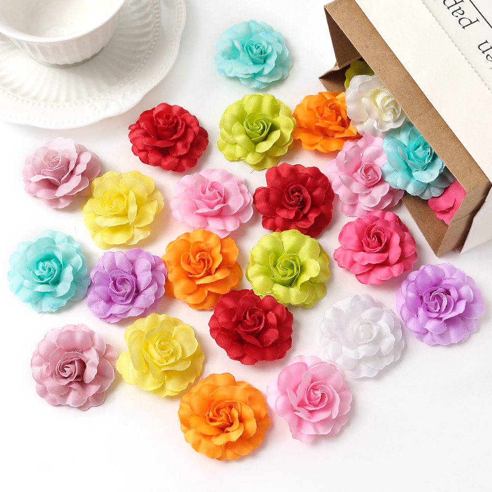 5Pcs Rose Artificial Flowers H - Christmas Wreath Fake incelemesi ve fiyatı