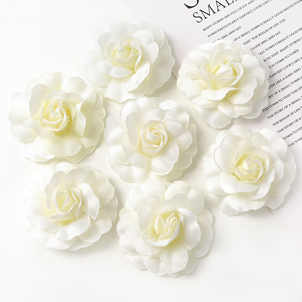 5Pcs Rose Artificial Flowers H - Christmas Wreath Fake incelemesi ve fiyatı