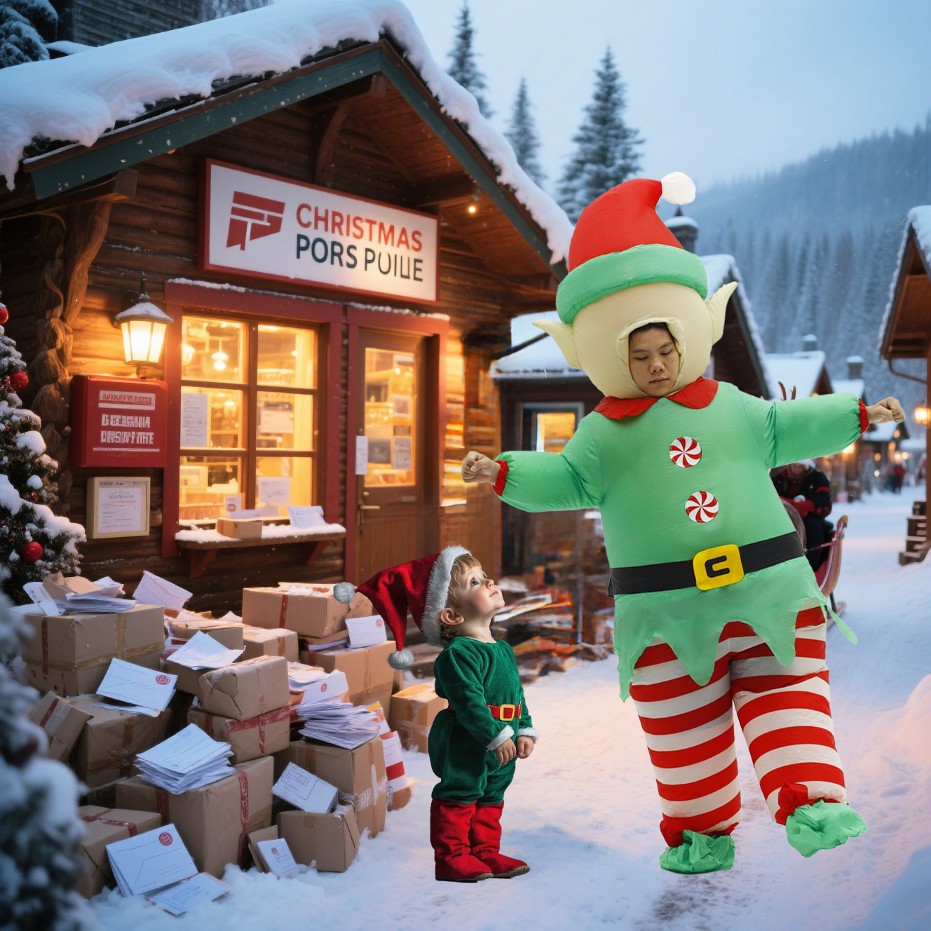 Christmas Elf Inflatable Costu - Elf Costume Christmas incelemesi ve fiyatı