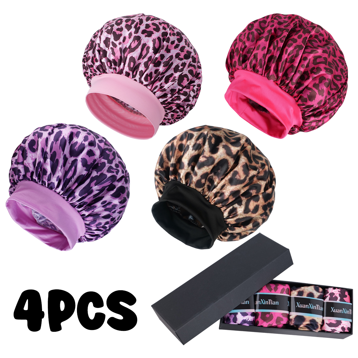 4PCS Mystery Hair Bonnet Gift  - Gift Box Wrap Set incelemesi ve fiyatı
